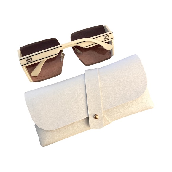 Rimless Square Sunglasses - Picture 3 of 4